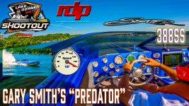 Gary Smith's Skater 388SS "Predator" 187 MPH LOTO Shootout Run 2022