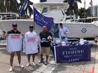 Patriotism on Display at PB Boat Show: From Gulf of America Gear to Bespoke Trump Tables